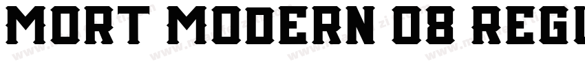 Mort Modern 08 Regul字体转换
